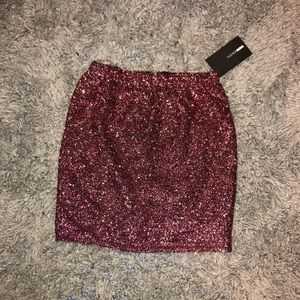Fashion Nova Pink Party Skirt